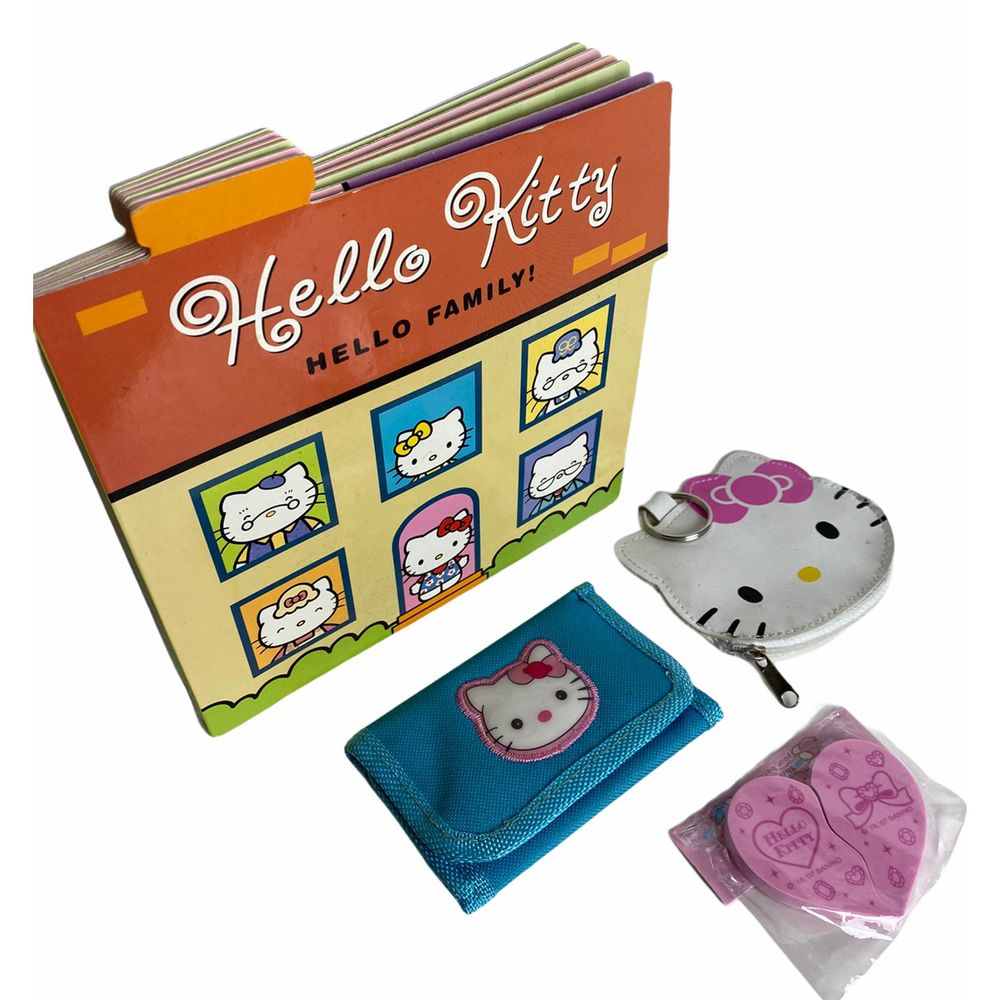 Sanrio Hello Kitty Wallet Coin Purse Key Ring Book